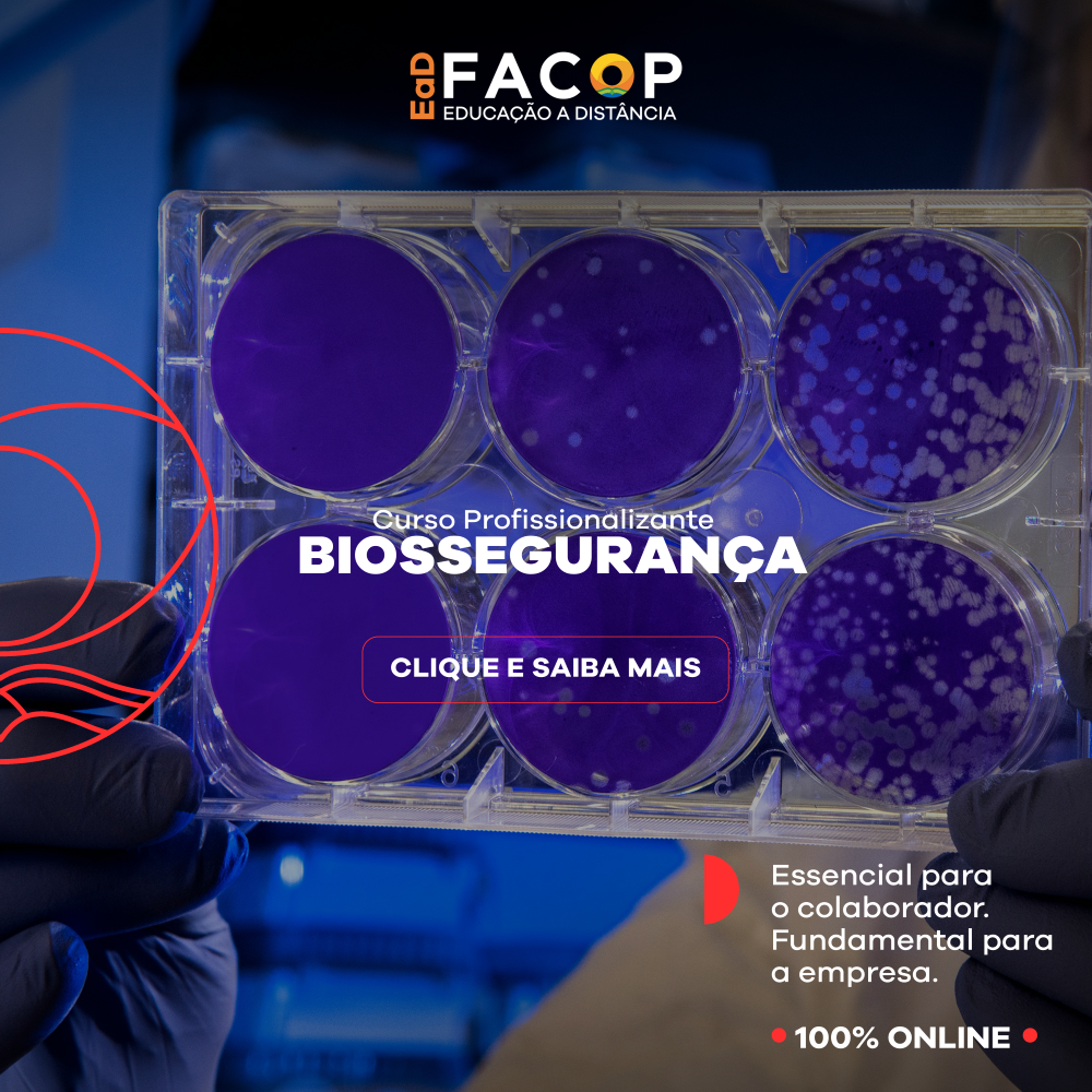 O curso de Biossegurança capacita o profissional para as práticas de biossegurança no ambiente laboral. Aborda os princípios básicos para a segurança biológica e química na prática laboral, seja em ambientes de atendimento à saúde/hospitalares, laboratórios ou de manipulação de alimentos. A certificação é de 30 horas.
 
 
 